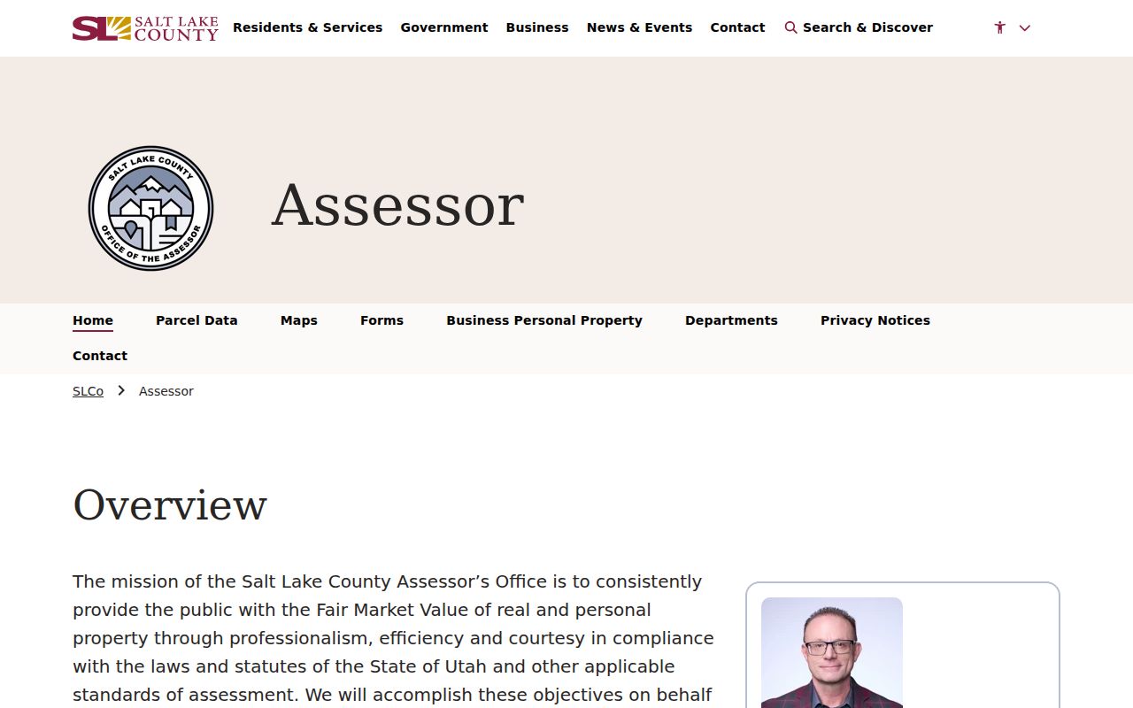 Utah street directory research in the Salt Lake County assessor search
